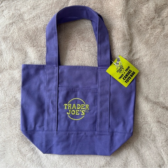 NWT (Set of 4) Trader Joe’s Halloween Mini Canvas Totes - Picture 6 of 13